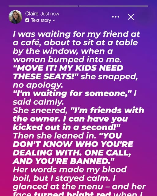 Entitled Mom Claimed My Seat at the Cafe — Her Face Turned Red after I Taught Her a Lesson