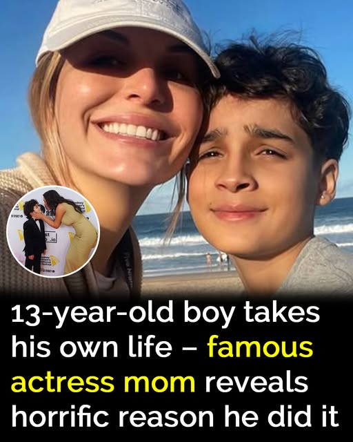 13-year-old boy takes his own life – famous actress mother reveals the horrific reason he did it and it breaks our hearts