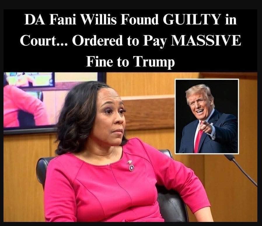 DA Willis Ordered To Pay Big Fine For Violations In Trump Case