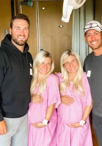 Twin sisters got married on the same day to two cousins, became pregnant at the same time, and gave birth to their sons on the same day – just a few hours apart 😱 They’ve done everything together since childhood 😍 Just look at how much their children resemble each other 😱 Photos of the kids were shared in the first comment 👇